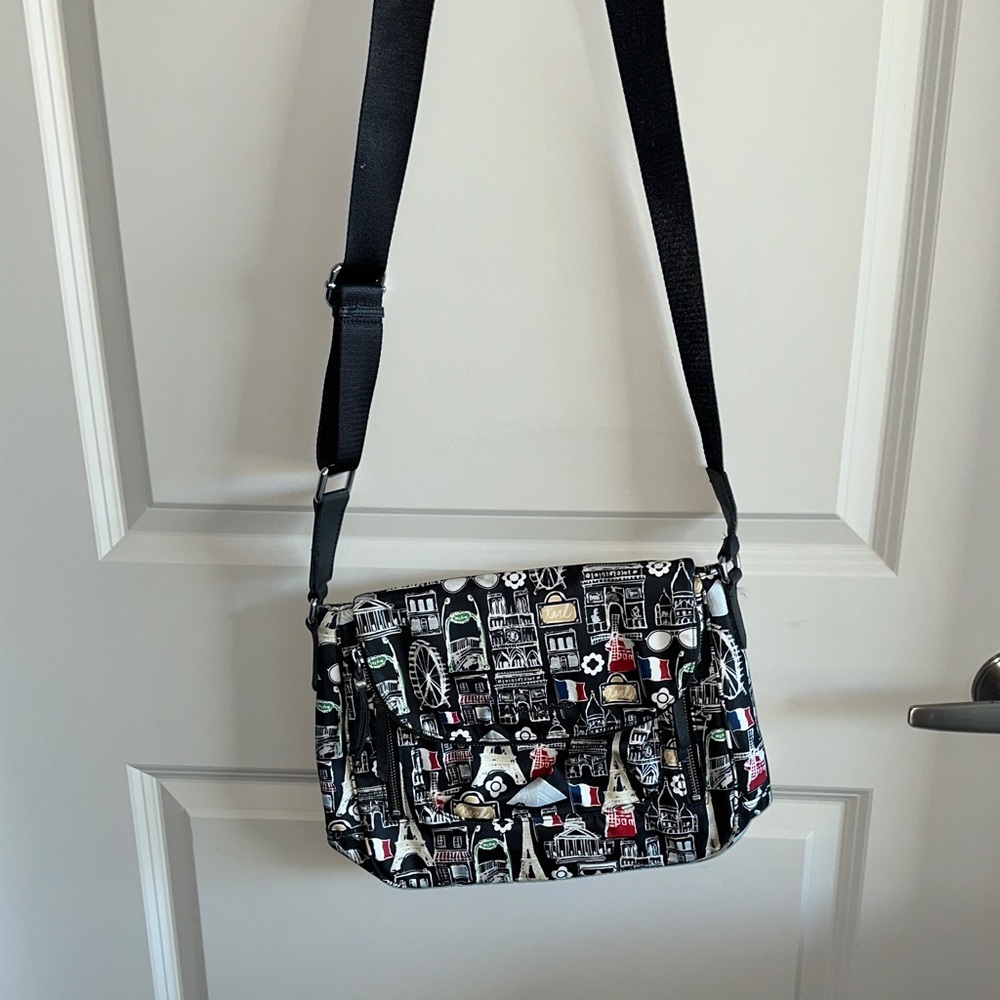 Karl Lagerfeld Multicolor Graphic Crossbody Bag